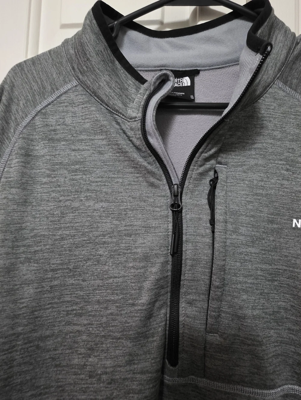 The North Face Canyonlands 1/2 Zip Fleece pullover jacket Size XL Gray